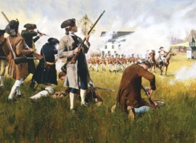 "The Shot Heard `round world" is fired at Lexington