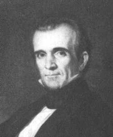 Manifest Destiny plays important role in election of James K Polk as President