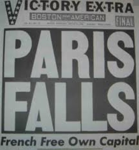 Germans surrender Paris