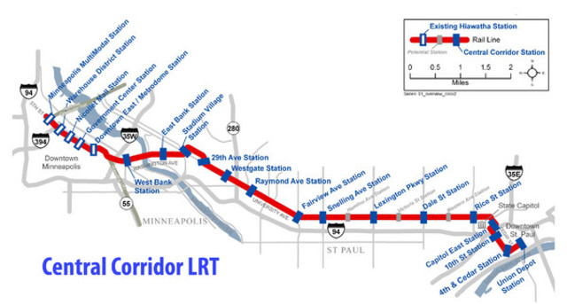 The Central Corridor Light Rail