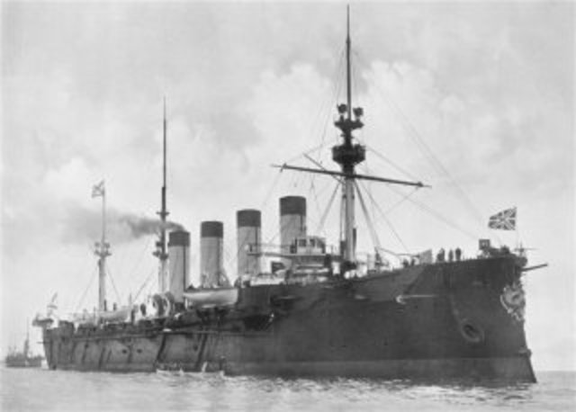 Russian balloon attacks Japanese ships.