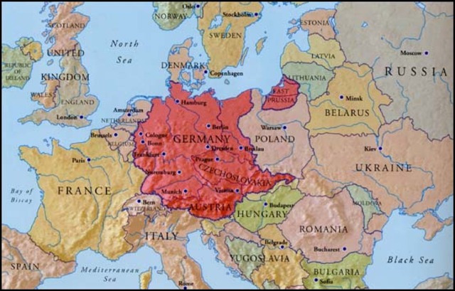 Czechoslovakia taken by Germany