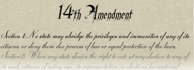 The 14th Amendment