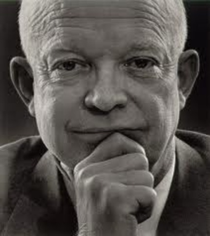 Dwight D. Eisenhower is elected President