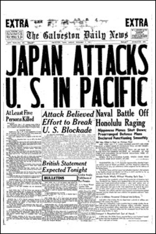 USA declares War on Japan