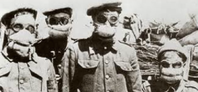 Eerste gebruik van gifgas