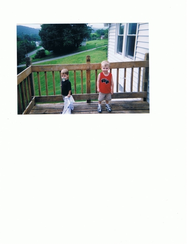 Zach and brother Troy's first trip to TN.