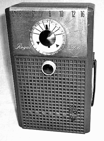 Chevrolet Corvette comes with the first in-car transistor radio.