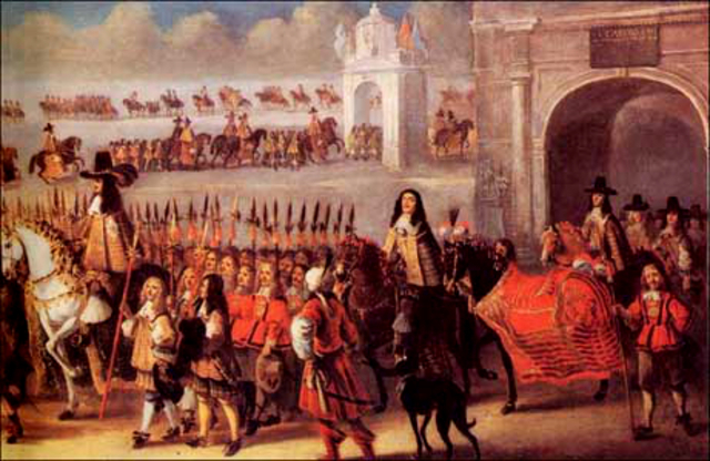 Charles II enters London