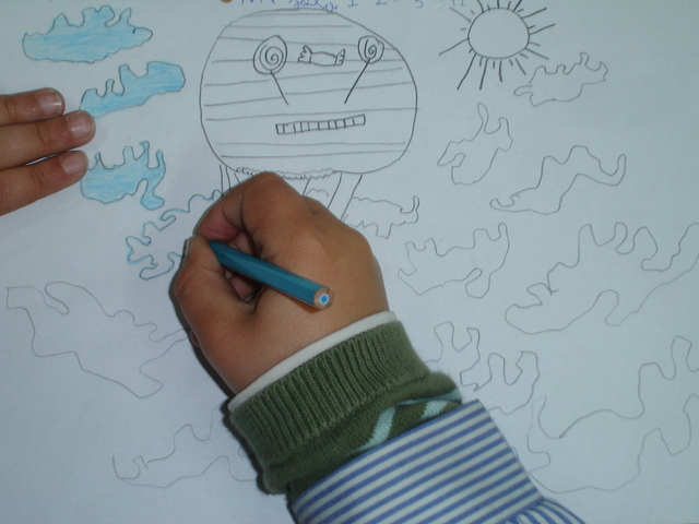 Dibuix del conte "El pais de los dulces"