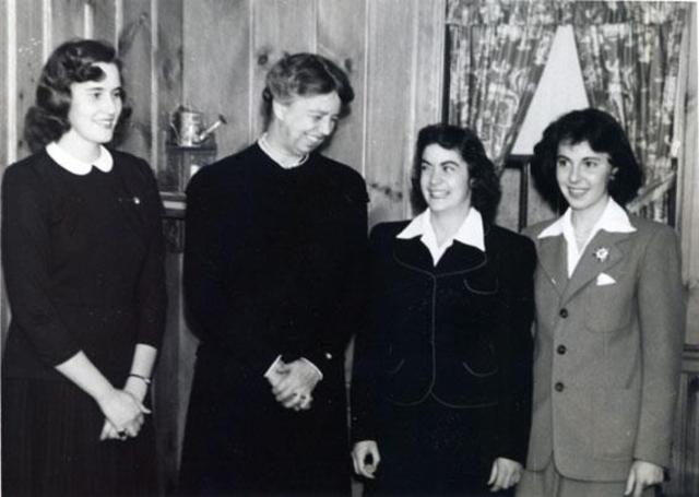 Eleanor Roosevelt visits Campus