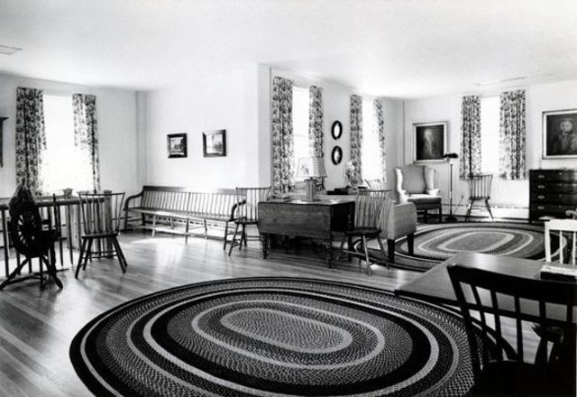 The “old” Academy Building, built in 1838, is restored