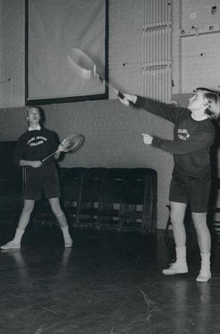 Volleyball, tennis, and badminton are added as varsity sports.