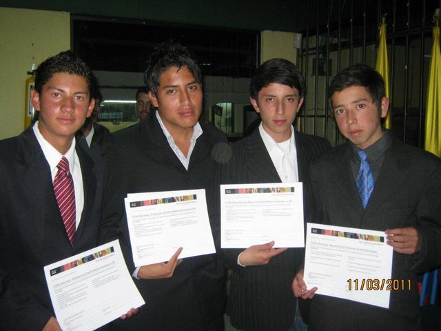 Graduación y certificaión CCNA