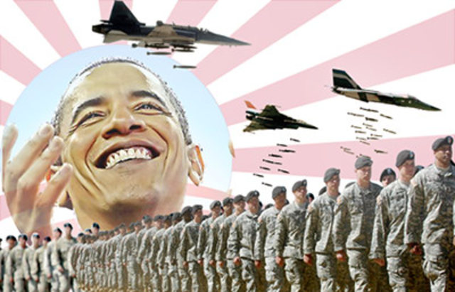 Obama sends 100 troops to Uganda.