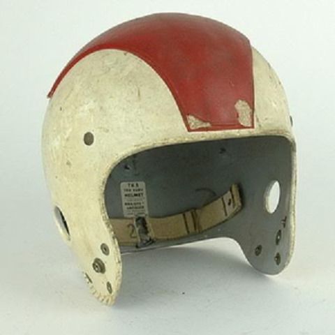 Plastic football helmet