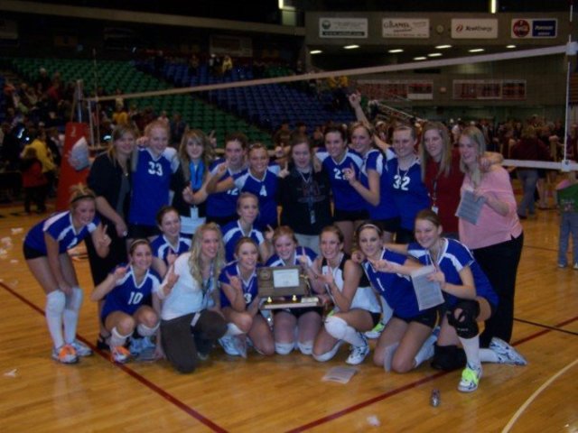 WON STATE VOLLEYBALL CLASS B