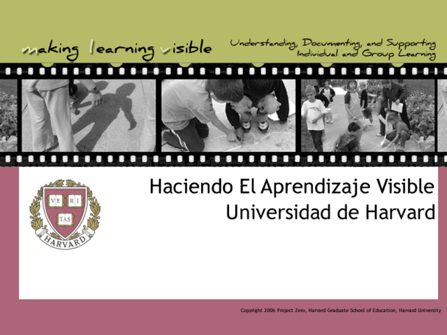 Making Learning Visible