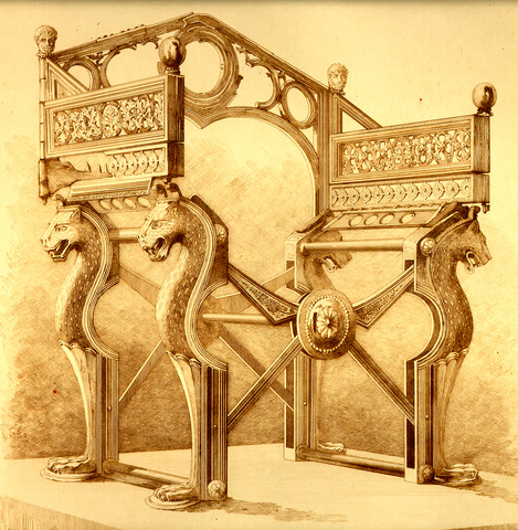 ART tHRONE OF DAGOBERT