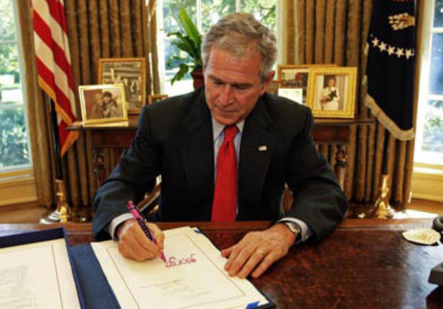 George W. Bush Signs Directive for Support in Uganda