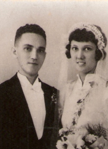 Mammie en Pappie's trouw foto