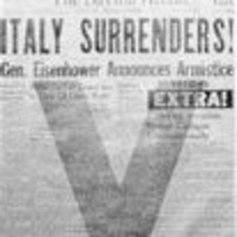 Italy Surrenders
