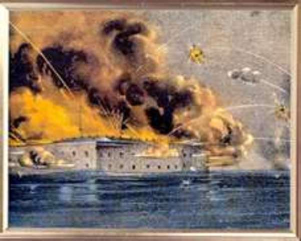 Battle at Fort Sumter