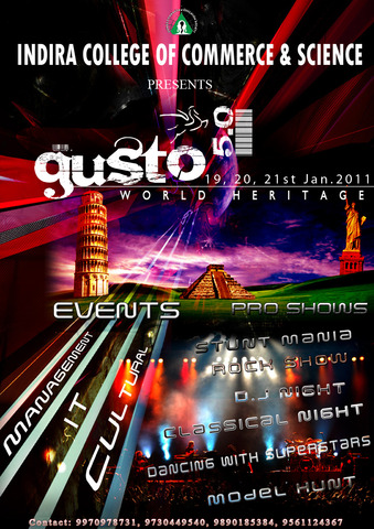 Gusto 5.0 College fest Pune