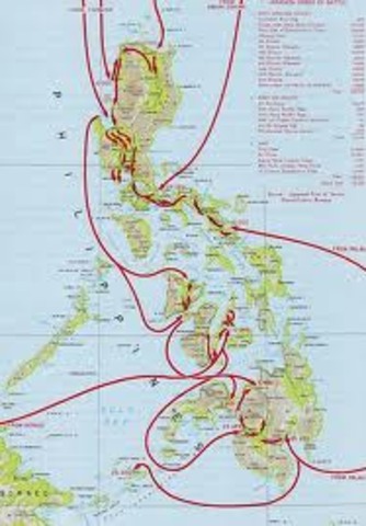 US forces return to recapture the Philippines