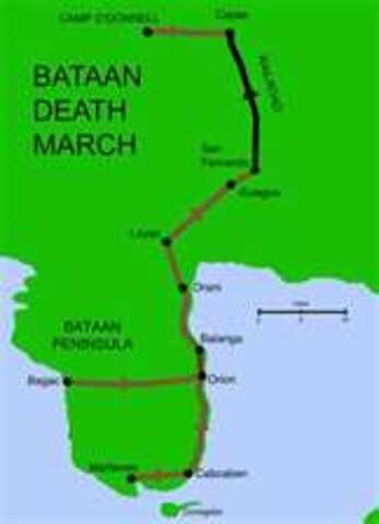Philippines fall to Japanese – Bataan Death March