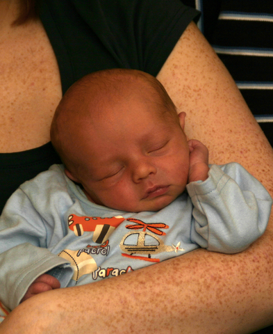 My son Christopher was born at 12pm