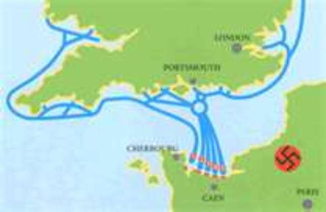 D-Day invasion of France at Normandy by Allies