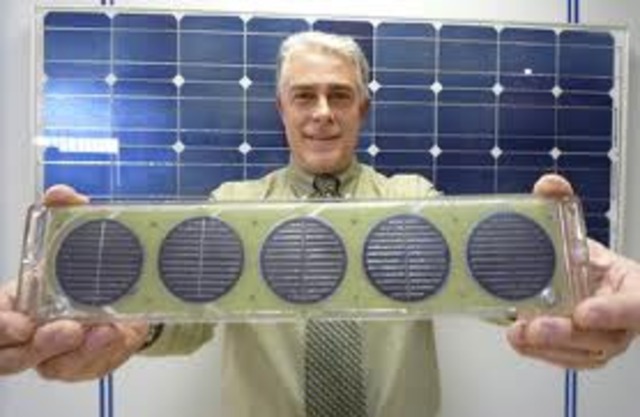 Las primeras placas solares