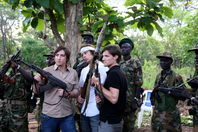 Three men went to africa in search for a story