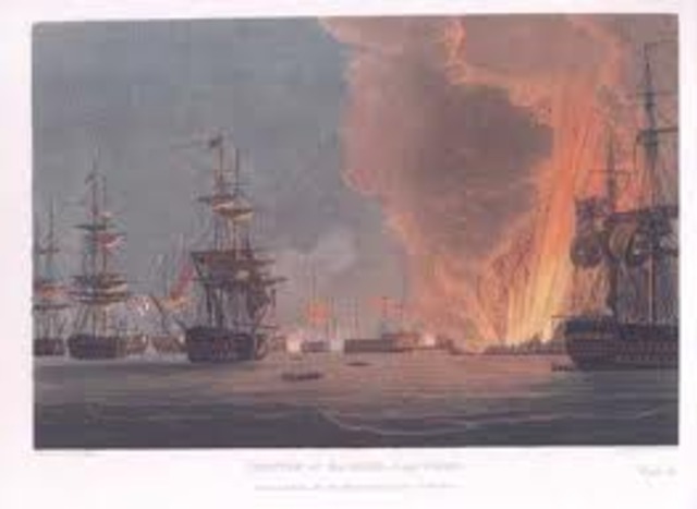 British Ships Fire On New York