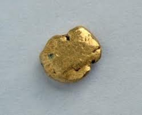 Marshall finds gold nuget in river