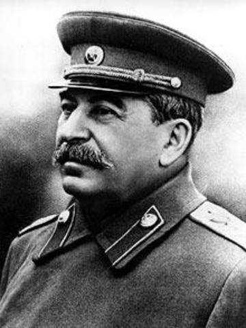 Josef Stalin sole dictator of the Soviet Union (USSR
