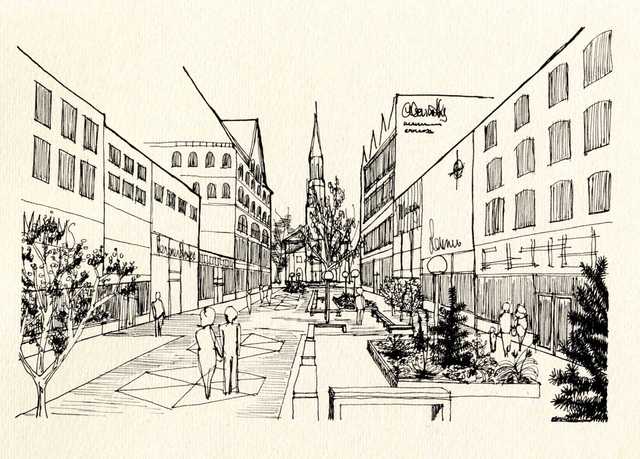 Church Street Sketch-Up