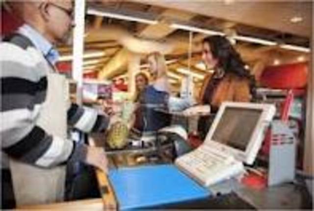 Computerized Supermarket checkouts begin to appear