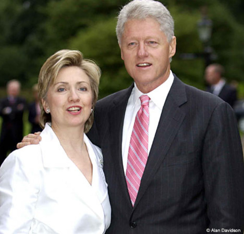 Bill Clinton gets married.