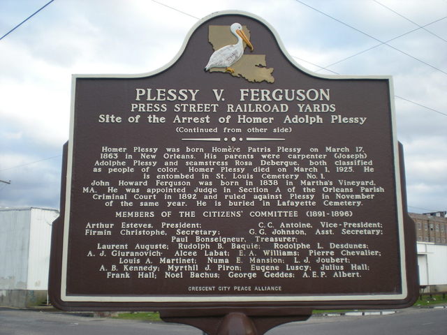 Plessey vs. Ferguson (1896)