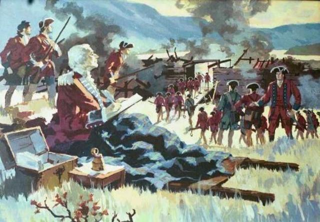 Successfully drove the French away