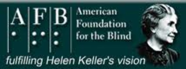 Helen joins the American Foundation for the Blind