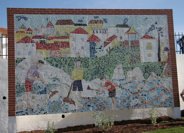 Painel Mural em Mosaico de Azulejo