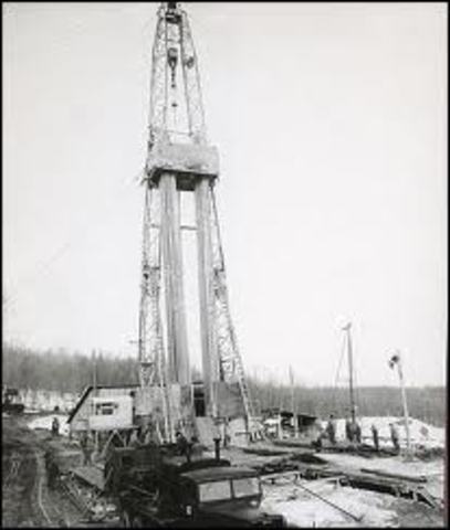 first time oil was drilled