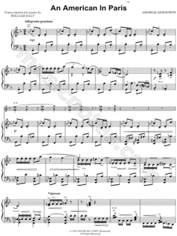 An American in Paris, de Gershwin