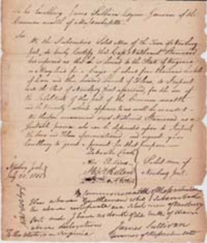 the passage of the Embargo Act -the real impetus for America entering the Industrial Revolution.