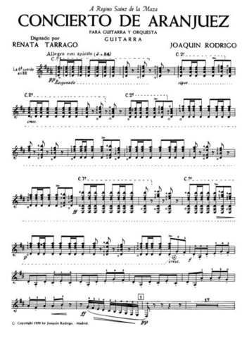 Concierto de Aranjuez, de Joaquín Rodrigo