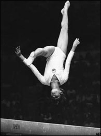 Nadia Comaneci Recieves Perfect Tens
