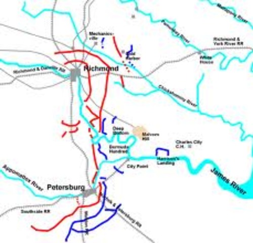 Grant seizes Petersburg and Richmond